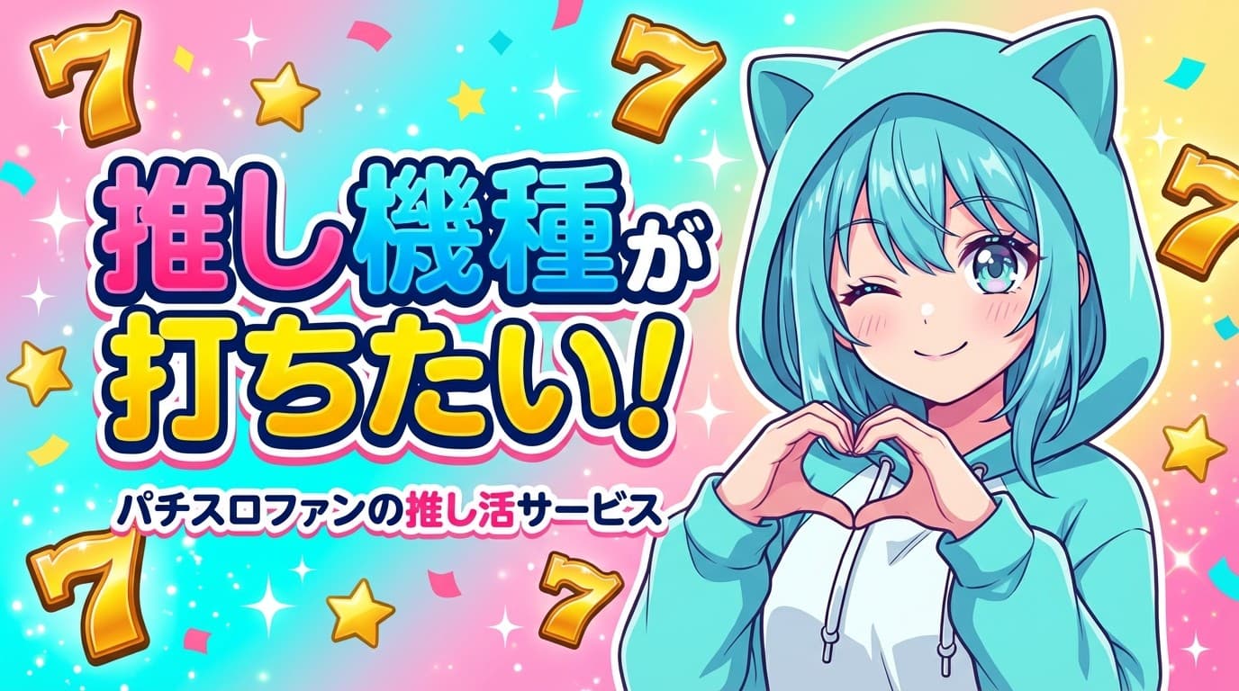 推し機種が打ちたい!パチスロファンの推し活サービス
